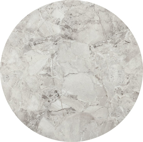 Winston Grigio Stone Top Metal Base Round Dining Table by Modus Furniture at Eve Furniture