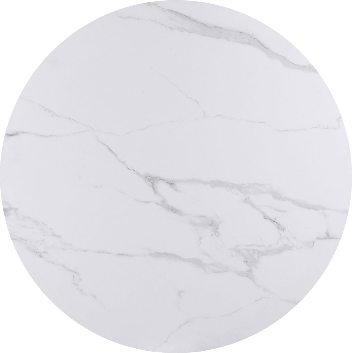 Winston Oat Milk/Champagne Stone Top Metal Base Round Dining Table by Modus Furniture at Eve Furniture