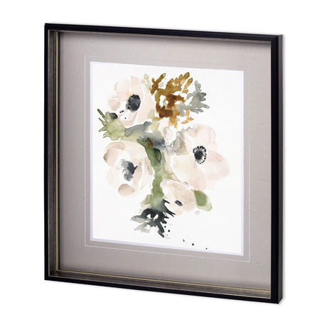 winter bouquet 2 by Megan Swartz a Hand Embellished Textured Framed Art Print Matted under Glass by Mercana at Eve Furniture