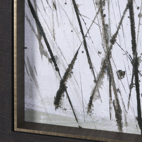 Winter Day I by Mercana Studio a Hand Embellished Textured Framed Art Print by Mercana at Eve Furniture