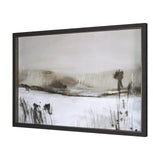 Winter Day II by Mercana Studio a Hand Embellished Textured Framed Art Print by Mercana at Eve Furniture