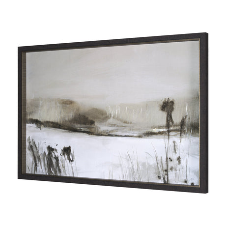 Winter Day II by Mercana Studio a Hand Embellished Textured Framed Art Print by Mercana at Eve Furniture