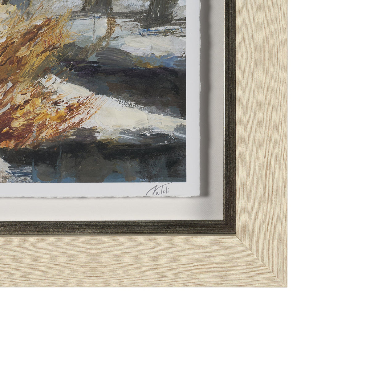 Winter Day II by Mercana Studio Hand Embelished Framed Artwork Matted under Glass by Mercana at Eve Furniture
