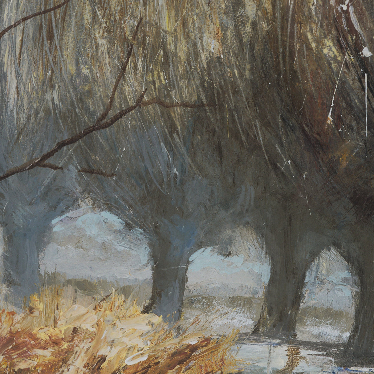 Winter Day II by Mercana Studio Hand Embelished Framed Artwork Matted under Glass by Mercana at Eve Furniture