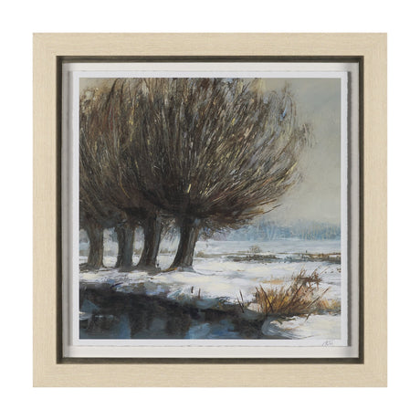 Winter Day II by Mercana Studio Hand Embelished Framed Artwork Matted under Glass by Mercana at Eve Furniture
