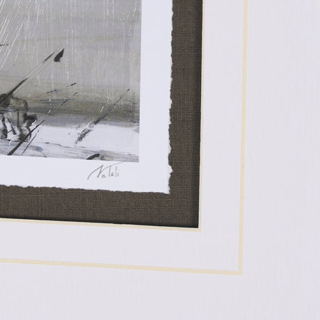 Winter Day III by Mercana Studio a Hand Embellished Textured Framed Art Print Matted under Glass by Mercana at Eve Furniture