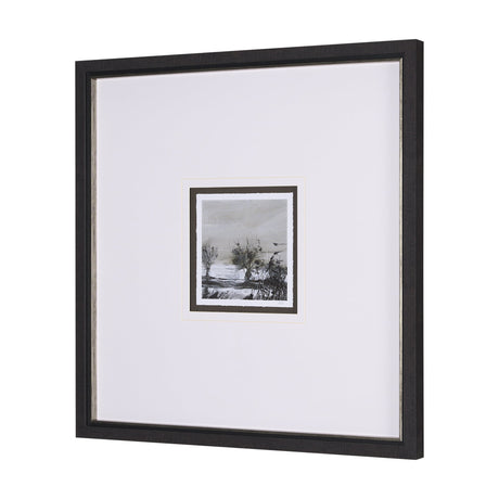 Winter Day IV by Mercana Studio a Hand Embellished Textured Framed Art Print Matted under Glass by Mercana at Eve Furniture