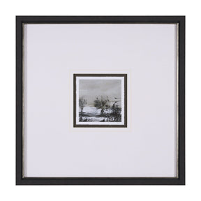 Winter Day IV by Mercana Studio a Hand Embellished Textured Framed Art Print Matted under Glass by Mercana at Eve Furniture