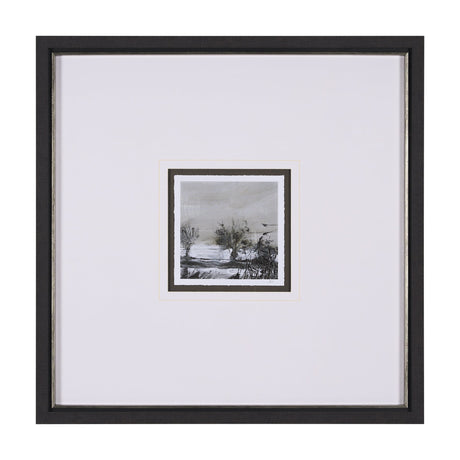 Winter Day IV by Mercana Studio a Hand Embellished Textured Framed Art Print Matted under Glass by Mercana at Eve Furniture