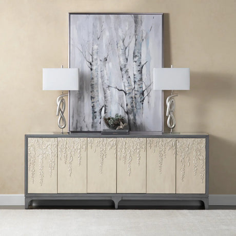 Winter Days Grey/Blue Canvas by Crestview at Eve Furniture