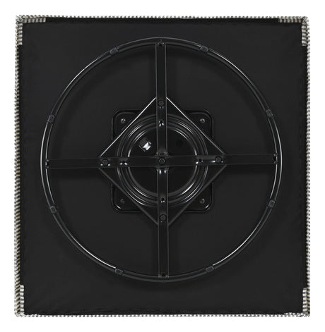 Winter Gray Upholstered Sloped Arm Accent Swivel Chair by Coaster at Eve Furniture