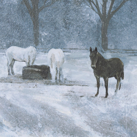 Winter On The Farm I by Mercana Studio a Hand Embellished Framed Art Print by Mercana at Eve Furniture