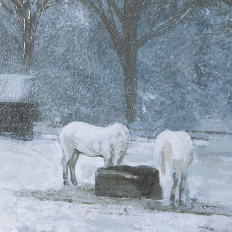 Winter On The Farm I by Mercana Studio a Hand Embellished Framed Art Print by Mercana at Eve Furniture