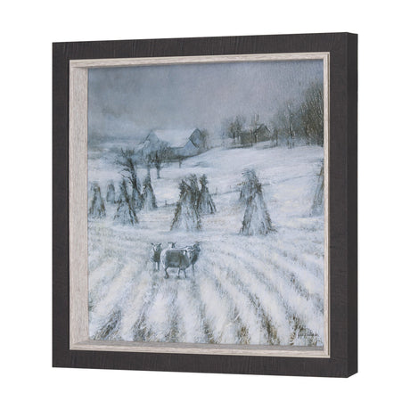 Winter On The Farm II by Mercana Studio a Hand Embellished Framed Art Print by Mercana at Eve Furniture