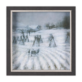 Winter On The Farm II by Mercana Studio a Hand Embellished Framed Art Print by Mercana at Eve Furniture