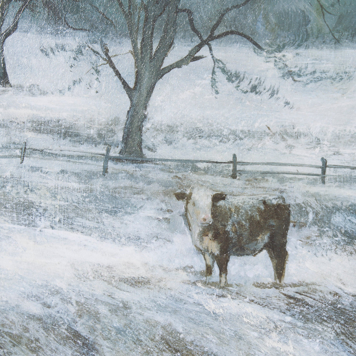 Winter On The Farm III by Mercana Studio a Hand Embellished Framed Art Print by Mercana at Eve Furniture
