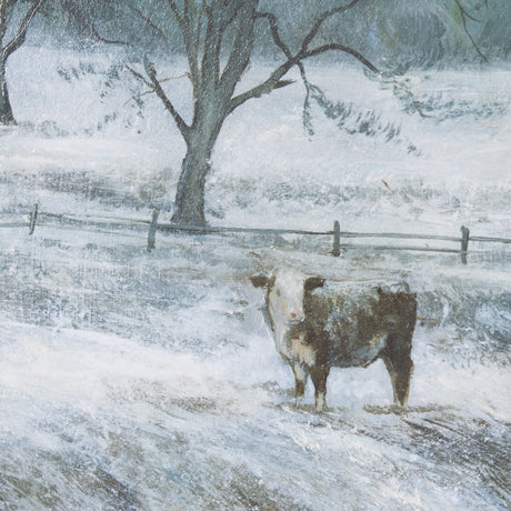 Winter On The Farm III by Mercana Studio a Hand Embellished Framed Art Print by Mercana at Eve Furniture