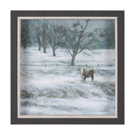 Winter On The Farm III by Mercana Studio a Hand Embellished Framed Art Print by Mercana at Eve Furniture