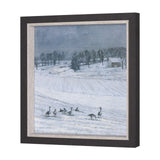 Winter On The Farm IV by Mercana Studio a Hand Embellished Framed Art Print by Mercana at Eve Furniture