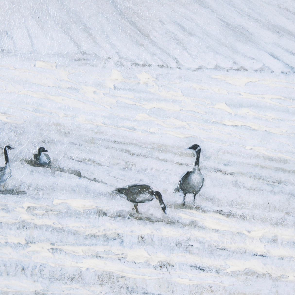 Winter On The Farm IV by Mercana Studio a Hand Embellished Framed Art Print by Mercana at Eve Furniture
