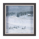 Winter On The Farm IV by Mercana Studio a Hand Embellished Framed Art Print by Mercana at Eve Furniture