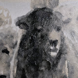 Winter Sheeps II by Stellar Design Studio a Hand Embellished Textured Canvas by Mercana at Eve Furniture