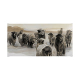 Winter Sheeps II by Stellar Design Studio a Hand Embellished Textured Canvas by Mercana at Eve Furniture