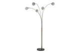 Winter Silver Finish Arc Lamp by Ashley at Eve Furniture