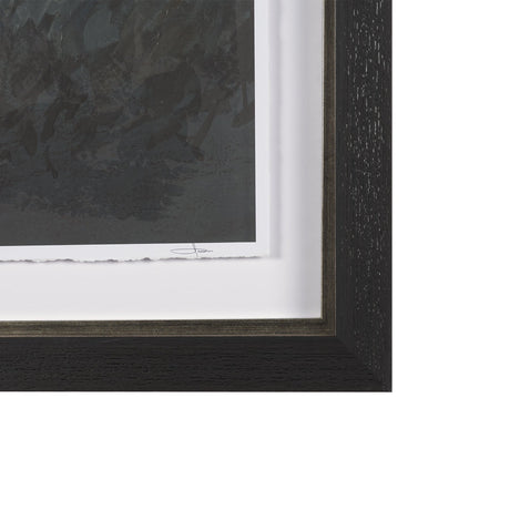 Winter Sky by Mercana Studio Hand Embelished Framed Artwork Matted under Glass by Mercana at Eve Furniture