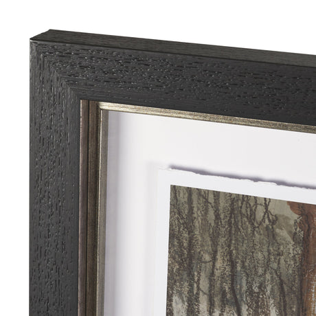 Winter Sky by Mercana Studio Hand Embelished Framed Artwork Matted under Glass by Mercana at Eve Furniture