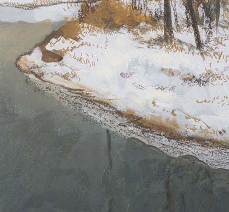 Winter Sky by Mercana Studio Hand Embelished Framed Artwork Matted under Glass by Mercana at Eve Furniture