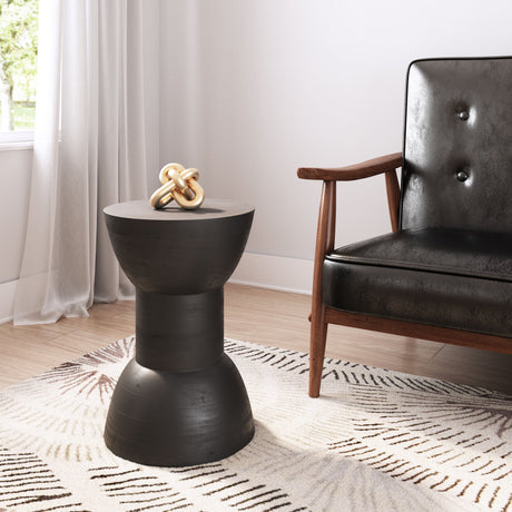 Wisdom Black Side Table by Zuomod at Eve Furniture