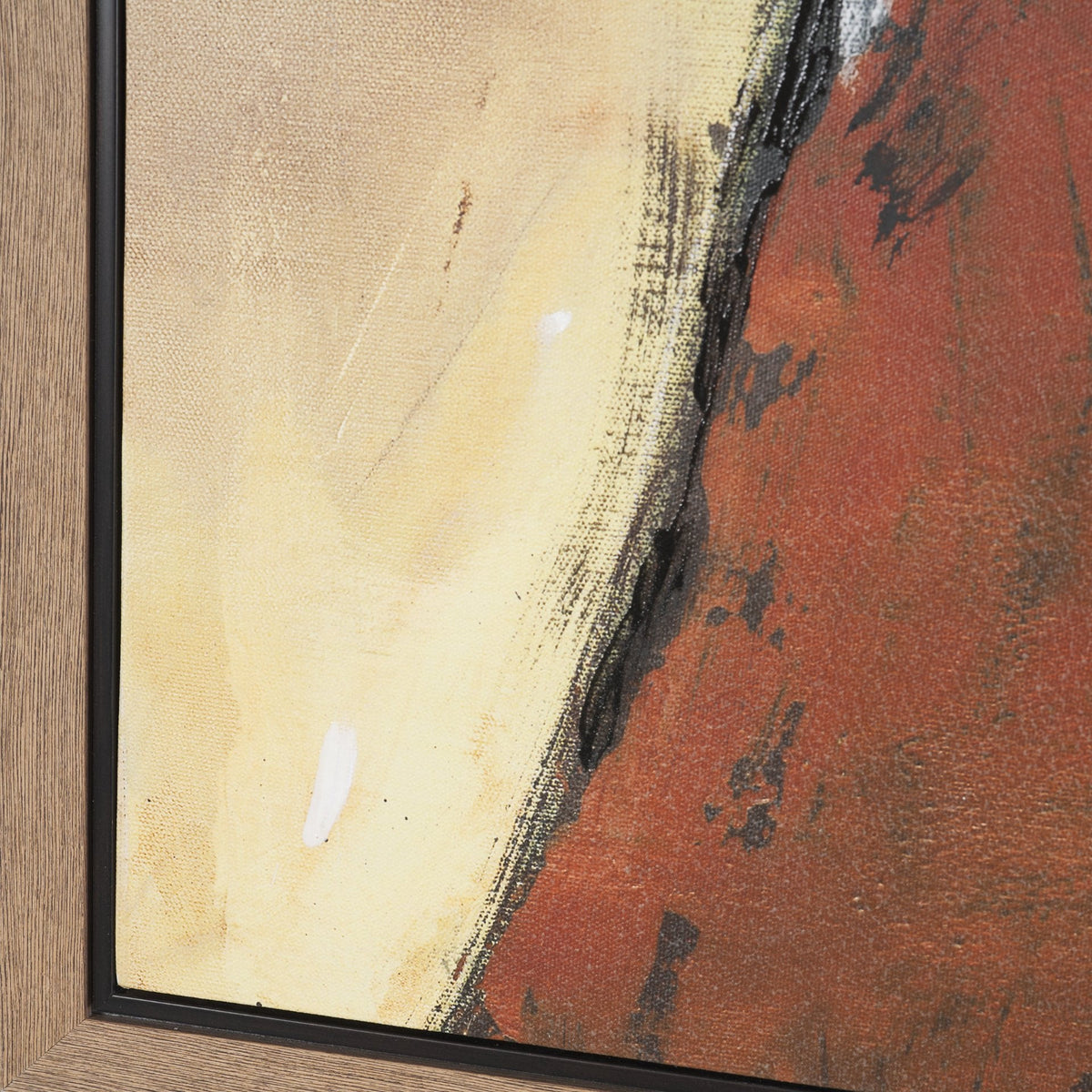 Wisdom by Sarah Helser Hand-Embellished Textured Framed Canvas Artwork by Mercana at Eve Furniture