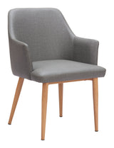 Wisom Gray Dining Chair (Set of 2) by Zuomod at Eve Furniture