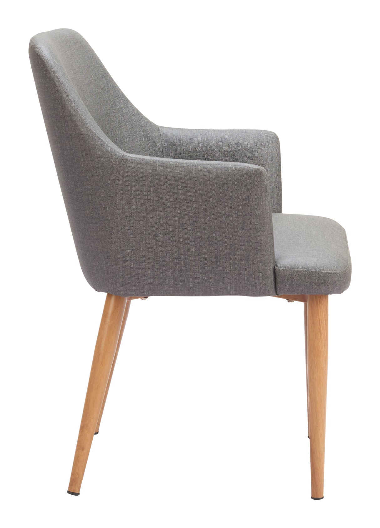 Wisom Gray Dining Chair (Set of 2) by Zuomod at Eve Furniture
