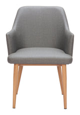 Wisom Gray Dining Chair (Set of 2) by Zuomod at Eve Furniture