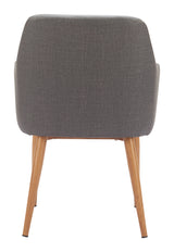 Wisom Gray Dining Chair (Set of 2) by Zuomod at Eve Furniture