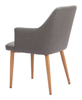 Wisom Gray Dining Chair (Set of 2) by Zuomod at Eve Furniture