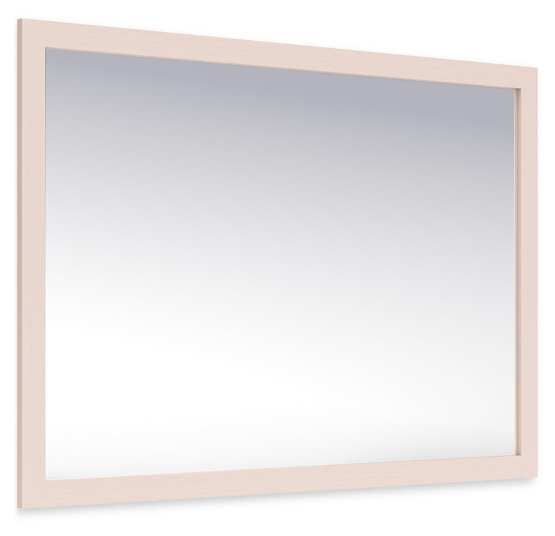 Wistenpine Blush Bedroom Mirror by Ashley at Eve Furniture