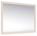 Wistenpine Blush Bedroom Mirror by Ashley at Eve Furniture