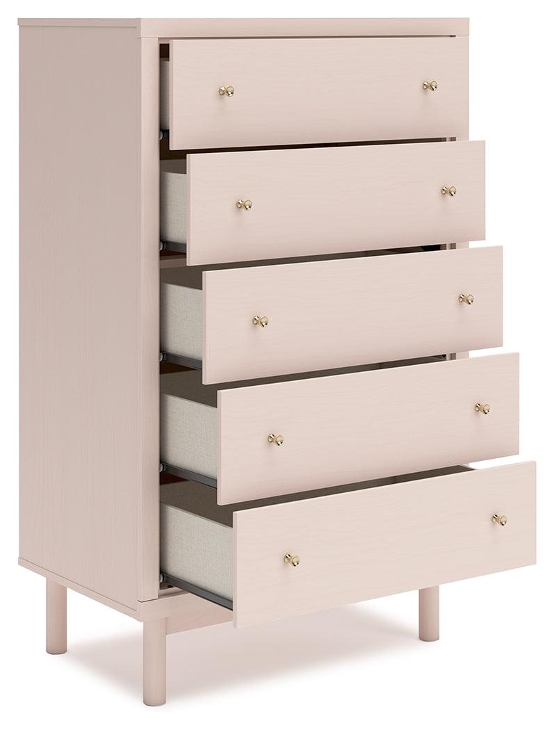 Wistenpine Blush Chest of Drawers by Ashley at Eve Furniture