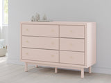 Wistenpine Blush Dresser by Ashley at Eve Furniture