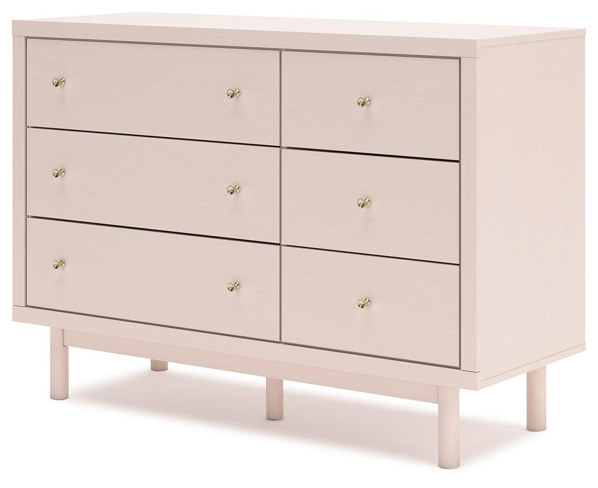 Wistenpine Blush Dresser by Ashley at Eve Furniture