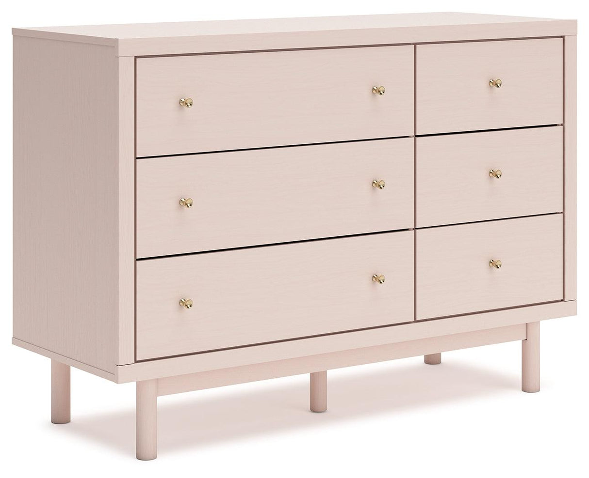 Wistenpine Blush Dresser by Ashley at Eve Furniture