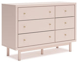Wistenpine Blush Dresser by Ashley at Eve Furniture
