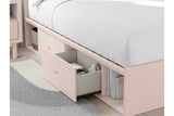 Wistenpine Blush Full Upholstered Storage Platform Bed with 2 Drawers by Ashley at Eve Furniture