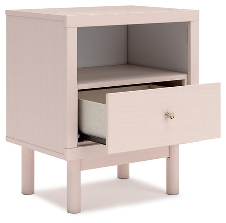 Wistenpine Blush Nightstand by Ashley at Eve Furniture