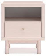 Wistenpine Blush Nightstand by Ashley at Eve Furniture