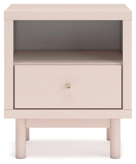 Wistenpine Blush Nightstand by Ashley at Eve Furniture