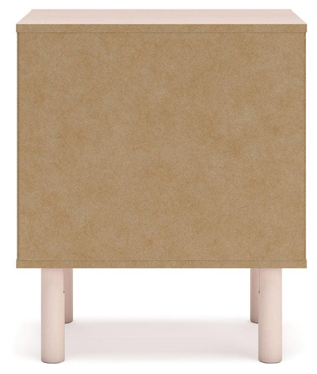 Wistenpine Blush Nightstand by Ashley at Eve Furniture